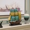 Vintiquewise Nautical Home Decor Metal Sailboat Centerpiece Ship Decor Desktop Decoration, Color QI004320-C - alternate 3